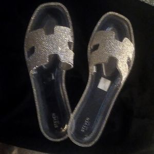 Steven slide on sandals